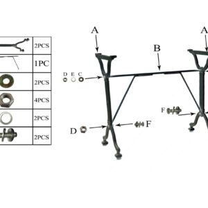 Bordsstativ Africa 2-pelare